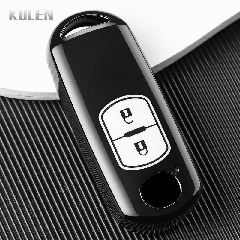 New Tpu Car Key Case Cover Fob For Mazda 2 3 5 6 Bl Bm Gj Atenza Axela Demio Cx-3 Cx3 Cx-5 Cx5 Cx7 Cx-9 Cx8 Protected Shell Bag