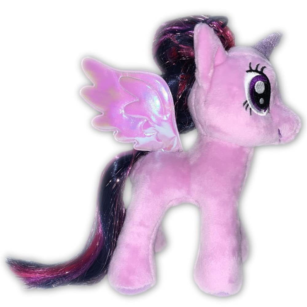 My Little Pony Ty Beanie Babies 17cm Plyšová hračka Fialový maskot Plyš MyLittlyPony MLP Zboží Postava Dárek Peenie Babies (Twilight Sparkle)