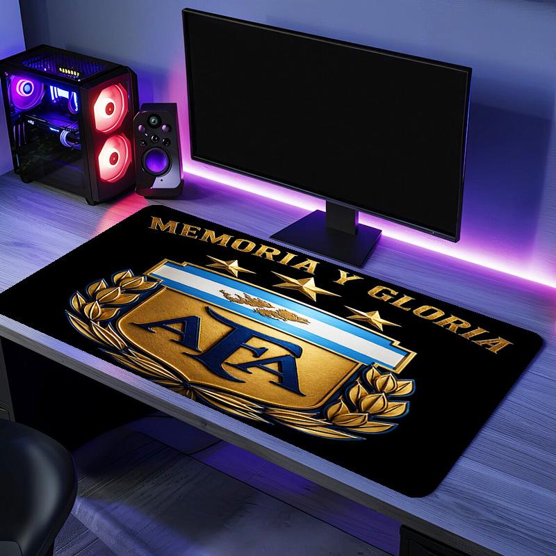 Argentina Football Mouse Pad - Non-Slip Rubber Base, Smooth Surface for Work,Gaming,Office,And Home Use, Desk Mouse Pad