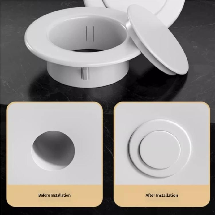 Wall Decorative Cover Pipe Plug Entry Cable Passage Hole Cover for Air Conditioning and Pipe Installations