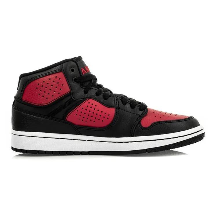 Air Jordan Access Grade School 'Bred' (Unisex) Black / Gym Red / White Vintage Basketball Shoes AV7941 006