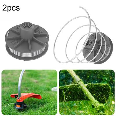 2pc Grass Trimmer Wire Spool Thread 1m 1.65mm Auto Feed Head 05307-20 5307-20 For Lawn Trimmers SmallCut 300 Small Cut Plus 350