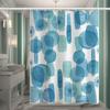 Bathroom Thickened Waterproof Curtain Mildew Proof Shower Curtain Shower Partition Curtain Shower Curtain Bathroom Curtain Free Perforation