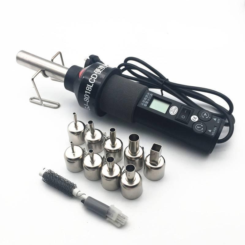 450w Electronic Lcd Heat Hot Air Gun Desoldering Soldering Station Plug Supplies