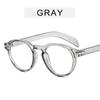 Fashion Clear Round Frame Glasses for Men Women Anti Blue Light Computer Eyewear Blocking Glasses