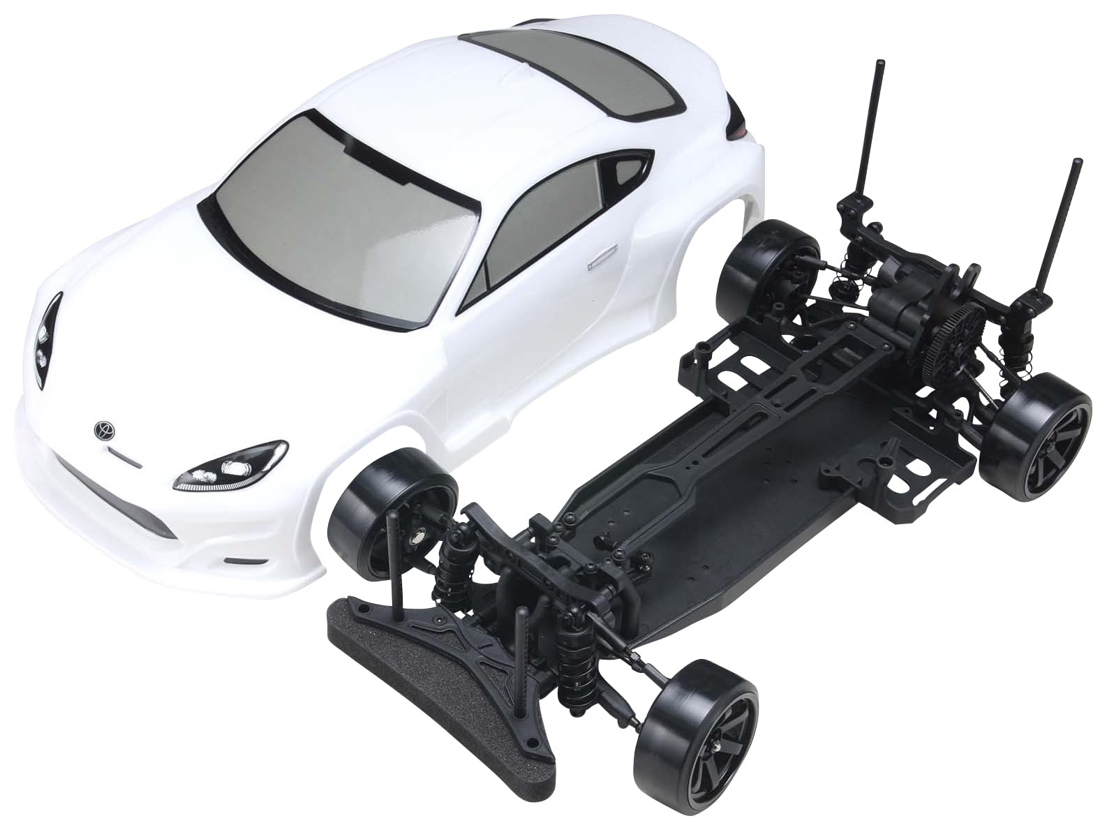 Yokomo PANDEM GR86 Kit Drift Package 2WD Electric Radio Control (White/Pre-cut) DP-GR86W