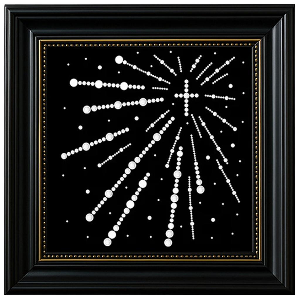 DIY Pearl Paintings Pearls Gem Art Craft with Frame 10.63x10.63in for Adults/Beginners Gift Idea Home Wall Decor