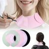 Silicone Stylist Cutting Collar Hair Dyeing Shawl Waterproof Neck Cape Wrap Cover Barber Hairdressing Hair Coloring Accessories
