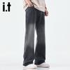 Izzue it Men's Gradient Straight-Leg Jeans