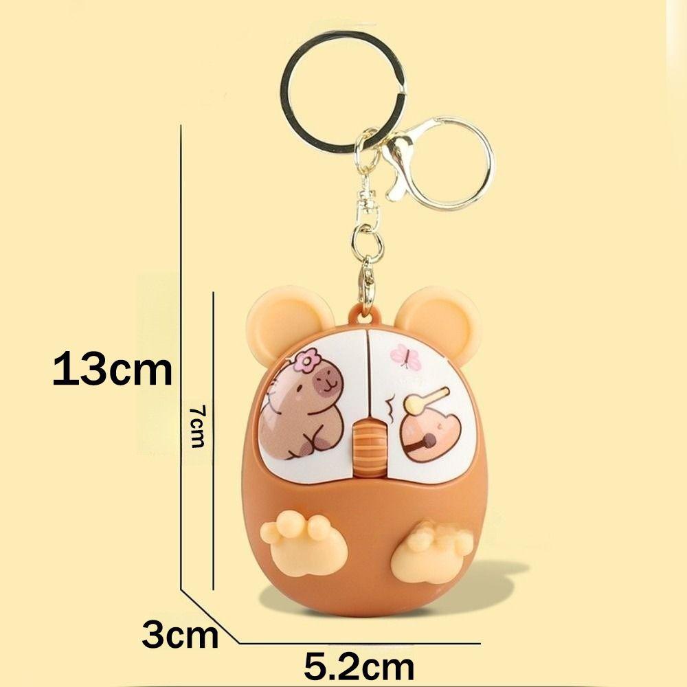 DIY Keyboard Finger Keyboard Caps Cartoon Squeeze Music Keychain New Clicker Toy  Pass The Time