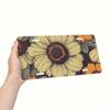 2D Flat Bright Floral License Plate Frame, Waterproof Aluminum Front Car Tag Cover, Universal 5.9x11.8 Inch