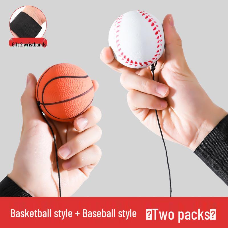 Moonstone Elastic Wrist Ball - PU Foam Rebound Reaction Ball for Kids' Exercise