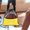 Basketball Mesh Bag Drawstring Backpack Oxford Cloth for Football Soccer