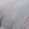 Stylish Graceful Velvet Throw Pillow with Diamond Chain Soft Sofa Cushion Decoration Modern Pillowcase