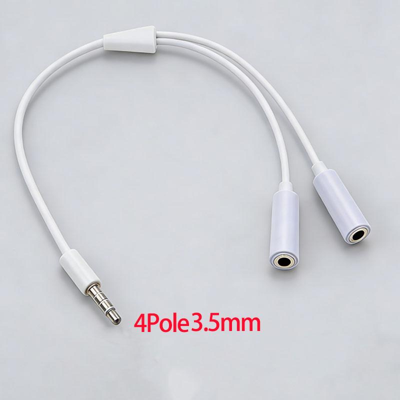 1PCS Headphone Splitter 3.5mm Extension Cable Audio Stereo Y Splitter (Hi-Fi Sound) 3.5mm Male To 2 Ports 3.5mm Female Spliter