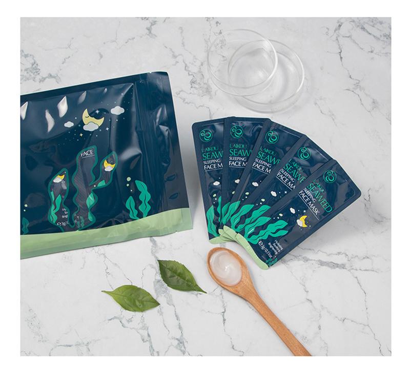 Mască de față cu alge marine Sakura Îngrijirea pielii Centella melc Mască facială cu colagen Măști de dormit Frumusețe Produse coreene de îngrijire a pielii