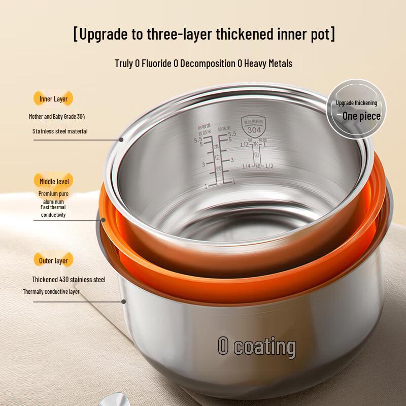 Bear DFB-E30V5 Multi-Function Rice Cooker CN plug (adapter included)