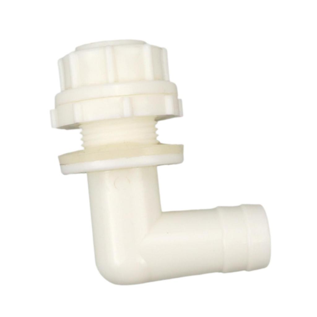 Aquarium Drain Connector ABS Elbow Quick Hose Nozzle for Water Tank and Ducting Pipe Joint