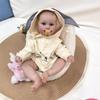 Wahrheit Wie 50 cm Stoffkörper Reborn Babypuppen Maddie Weiche Haptik Realistische Babypuppen mit 3D Hochfarbig Bemalter Haut Lebensechte Neugeborenenpuppen für Kinder