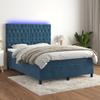 3137956 vidaXL Divan Bed and Mattress Dark Green 120x200cm Velvet