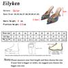 Fashion Eilyken Rhinestone Women Pumps Sandals Elegant Pointed Toe Bling Crystal Perspex Heeled Mule Stripper Shoes Zapatos Mujer