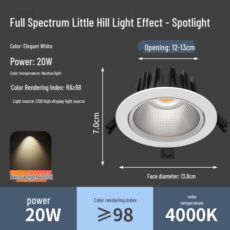 Recessed Super Bright Ceiling Downlight for Home and Commercial Spaces