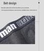Men's European & American Pure Cotton U-Convex Mid-Waist Boxer Briefs - Comfortable, Loose, Breathable, Plus Size Square Leg Underwear