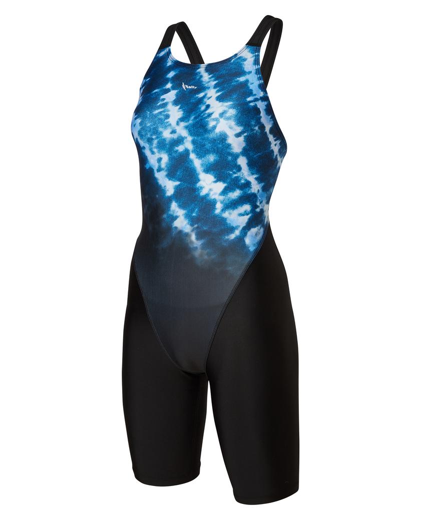 Laelliseupocheu [Oslh609 Blu] Blue Wave X-Back Half-Body Black