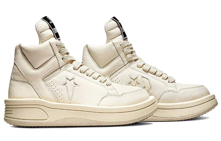 Turbowpn Rick Owens x Turbowpn Drkshdw Converse Mid 'Egret' 172343C