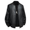 Source Large Size Men's Leather Jacket Business Fashion Casual Trend Spring and Autumn New Leather Jacket Men's Motorcycle Leather