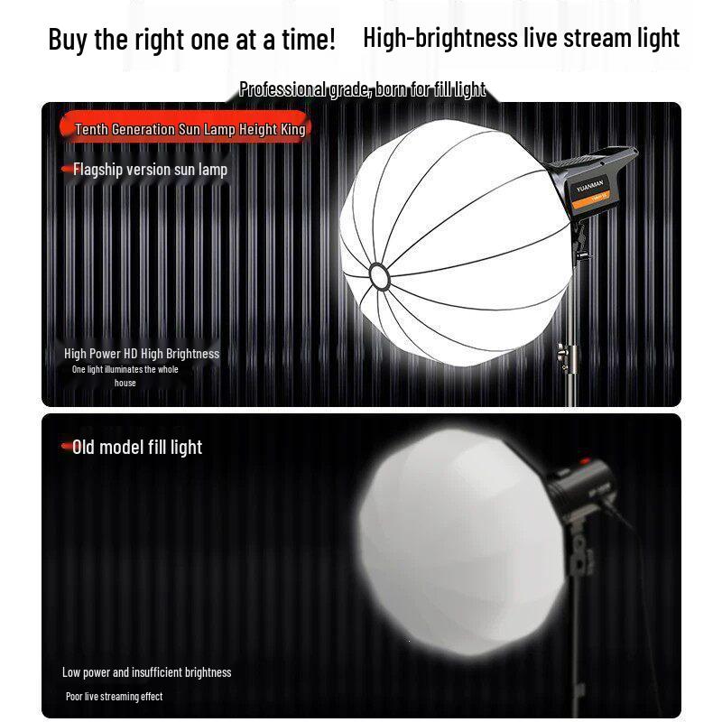 Pro Streaming COB Light for Beauty & Studio Photography