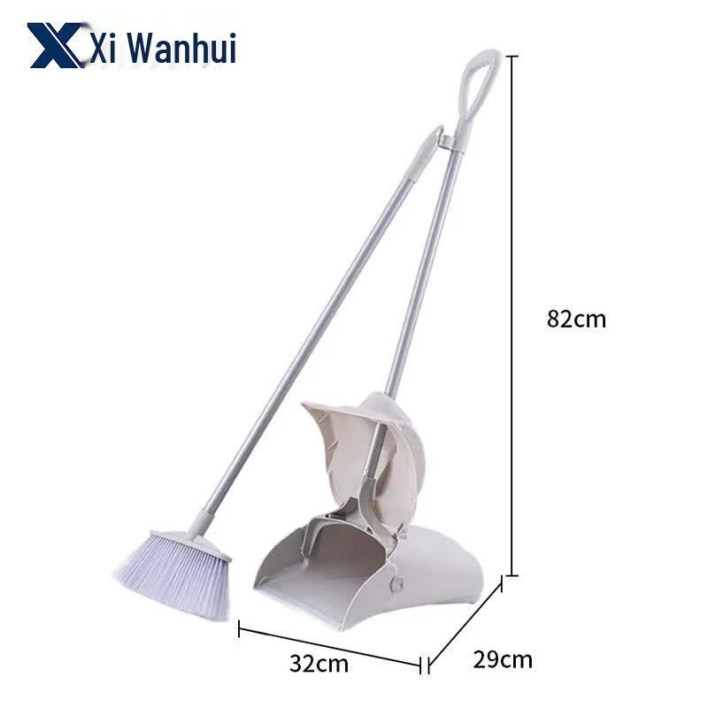 XWH Windproof Commercial Broom & Dustpan Set