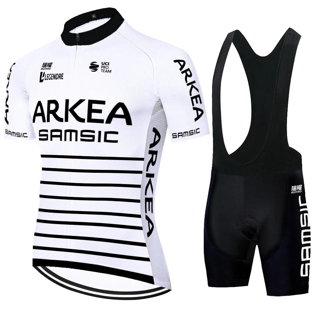 Summer Quick-drying Cycling Suit New Cross-border Tour De France Cycling Shirt Men's and Women's Breathable Cycling Suit Set