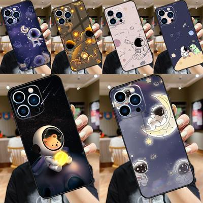 Cute Galaxy Astronaut Case For Xiaomi 15 14 13 Ultra 11T 12T 13T 14T Pro Cover For POCO X7 X6 X3 X5 F5 F6 F7 Pro