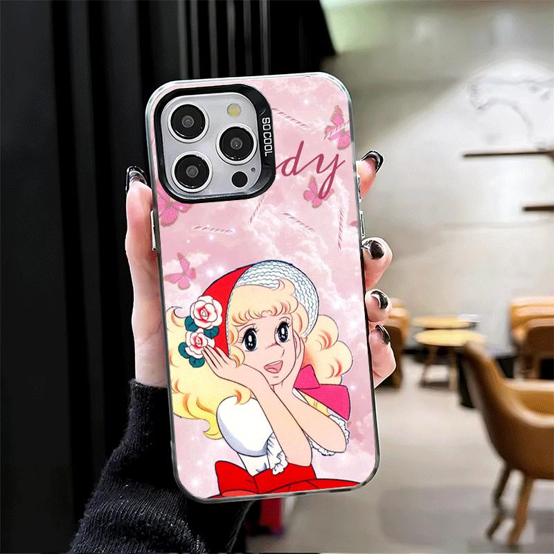 Anime Candy Candy Soft Phone Case for iPhone 15 16 17 Pro Max 17Air 16E 14 Plus 13 12 Mini Shockproof Cover Back Shell