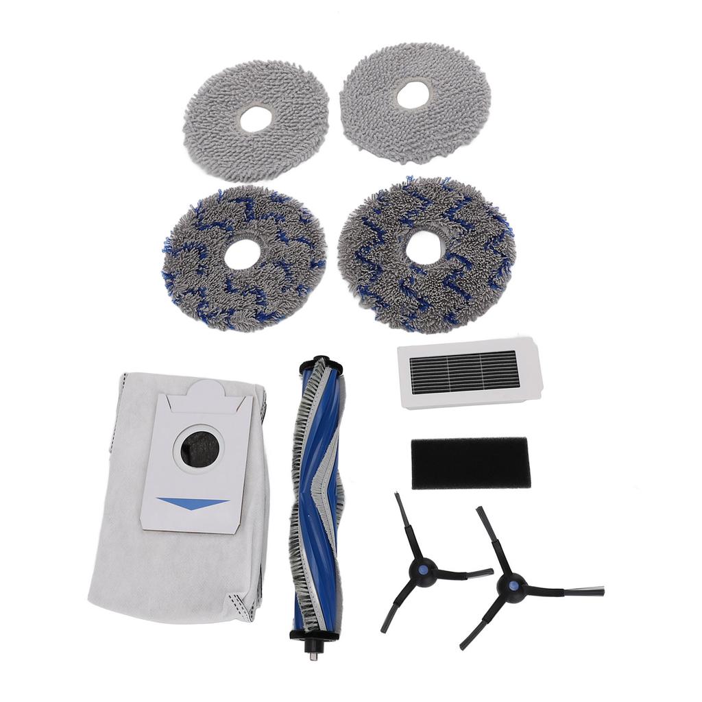 Replacement Parts for X5 PRO ABS Robot Vacuum Filter Brush Mop Pad Dust Bag Set Vacuum Cleaner Accessories