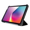 Elecom IPad Mini Pro and Mini Flap TPU Impact Clear Black (A17 2024) (6th Generation) Case, Case, Material, Resistant, Thin, Lightweight, Back, Frame,