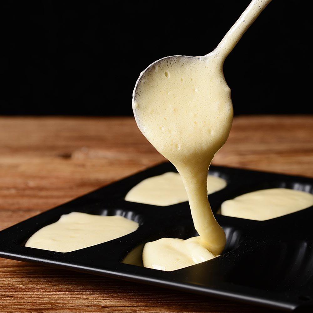 Tiger Crown Madeleine 228 X 269 X Steel with Silicone Up To Mold, Black, 13mm, 15-Piece Set, Coating, Heat-Resistant 250°C (Product Code 5084)