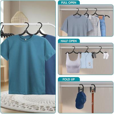 ABWR-30 Pcs Travel Hangers Portable Foldable Travel Hanger Organizer, Accessories Essentials For Traveling Camping RV Cruises Du