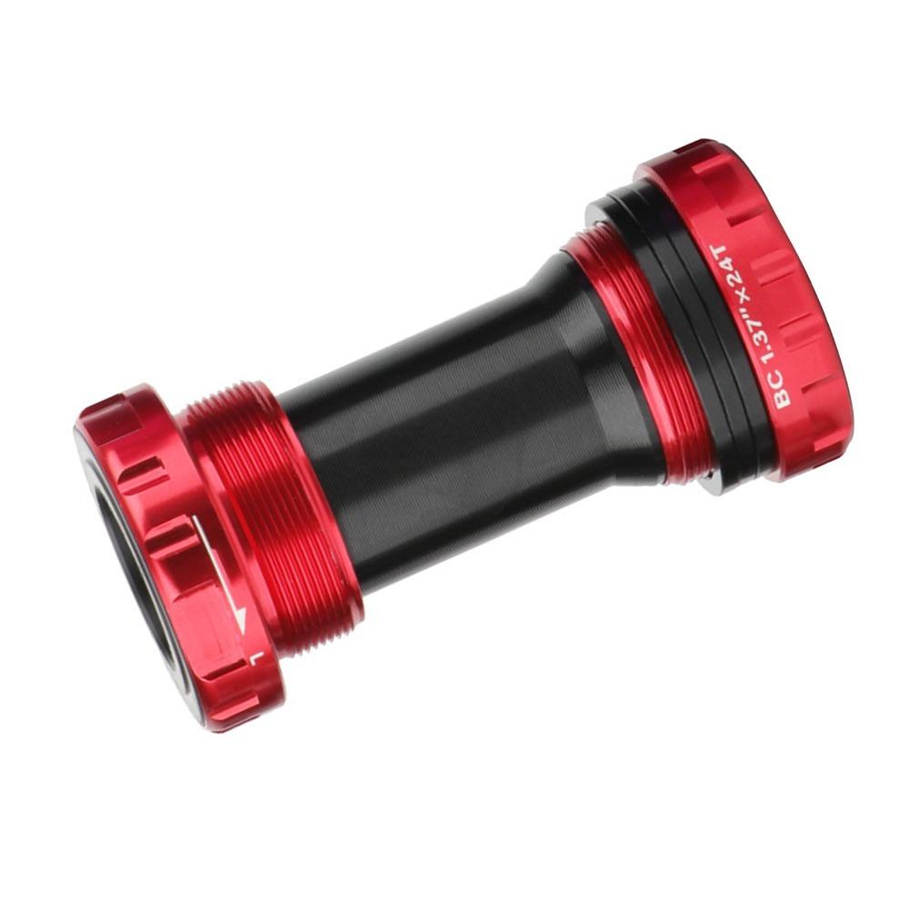 BC1.37 X 24T Thread Bike Bottom Bracket for Shimano  24mm Cranksets Drivetrain Maintenance