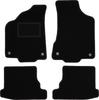 Black Velour Floor Mats For: Volkswagen Polo III 6N Hatchback, Sedan, Classic (1994-1999)