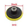 1-3Set 3-7inch Backing Pad M10 M14 Sanding Holder Disc Hook and Loop Polishing Backer Plate Drill Rod for Polisher Grinding Tool