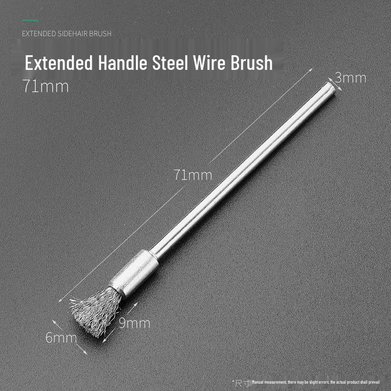 Electric Grinder Steel Wire Brush - Rust & Polishing Head for Walnut & Wenwan Grinding, Steel & Electric Brush.
