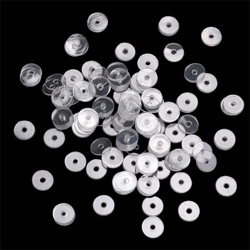 Durable Transparent PP Gasket Beads for DIY Beaded Bracelets