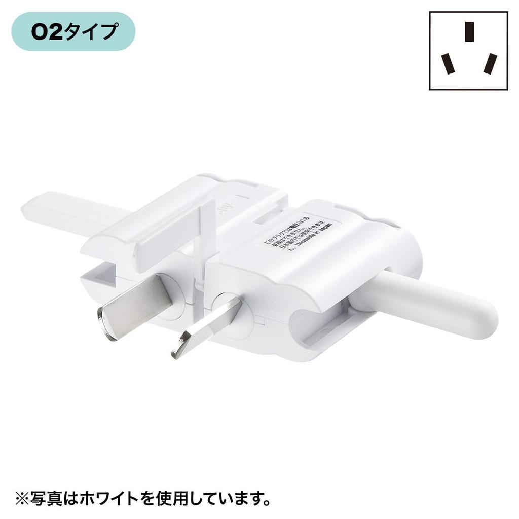 Sanwa Supply Overseas Power Conversion Adapter Black TR-AD4BK