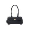 Xiaoxiangfeng 26S Armpit Bag, First Layer Cowhide Yunzhen Same Baguette Bag Long Handle Bowling Diamond Tote Bag