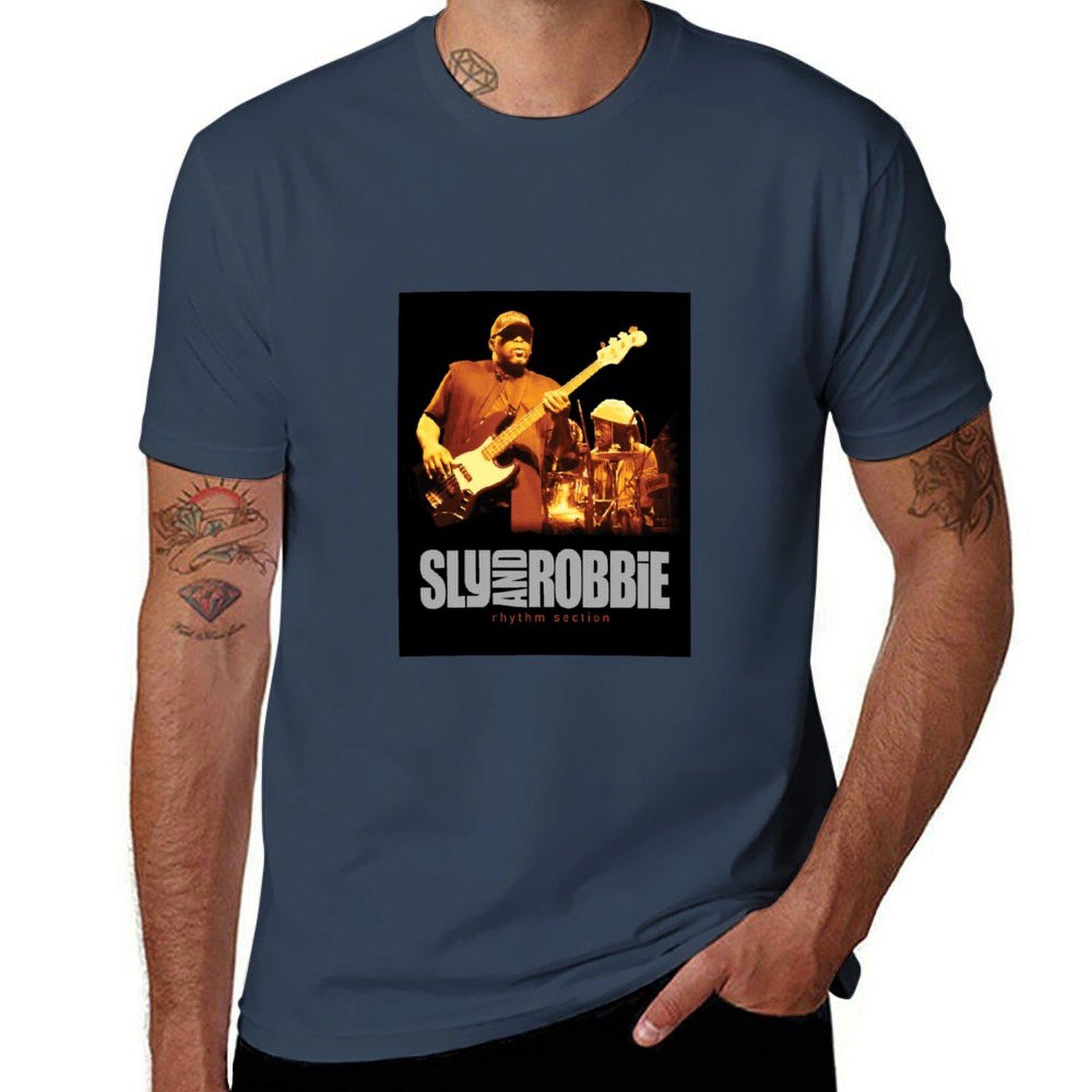 Sly Robbie Rhythm Section Tshirt Quick Dry Fishing Tshirt S
