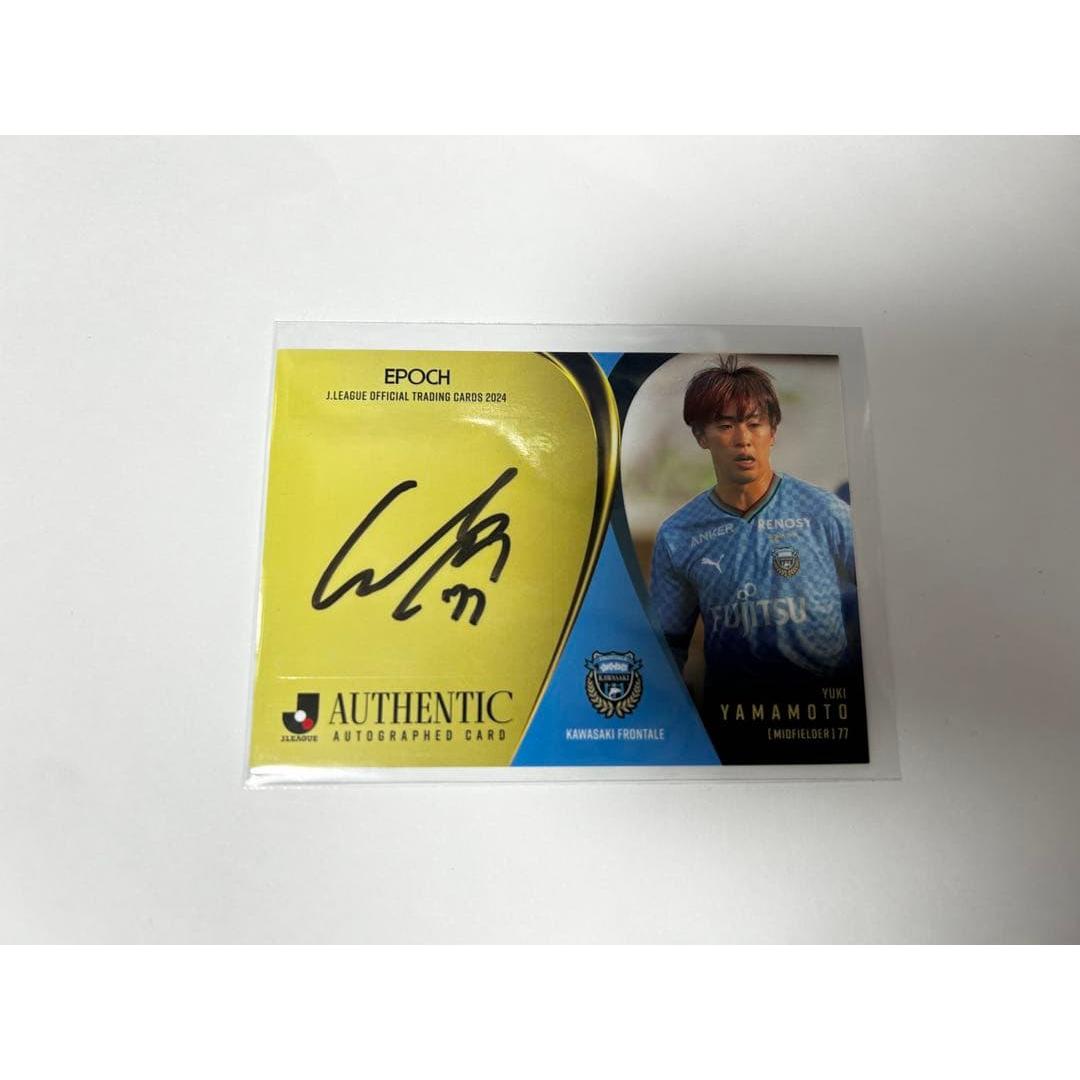 Used Kawasaki Frontale Yuki Yamamoto 2024 Autograph Card Gamba Osaka