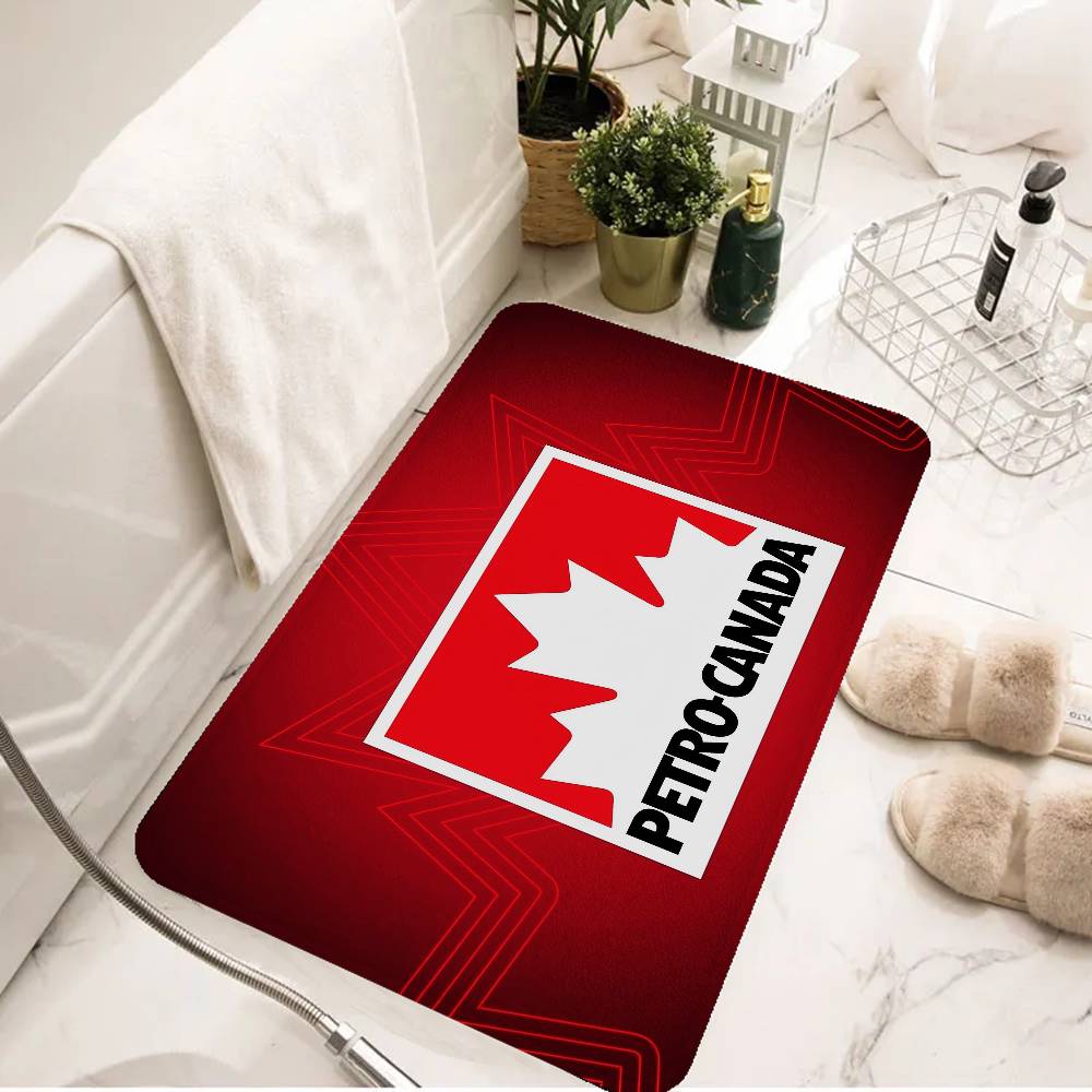 Petro Canada Logo Floor Mat Rectangle Anti-slip Home Soft Badmat Front Door Indoor Outdoor Mat Hotel Decor Mat