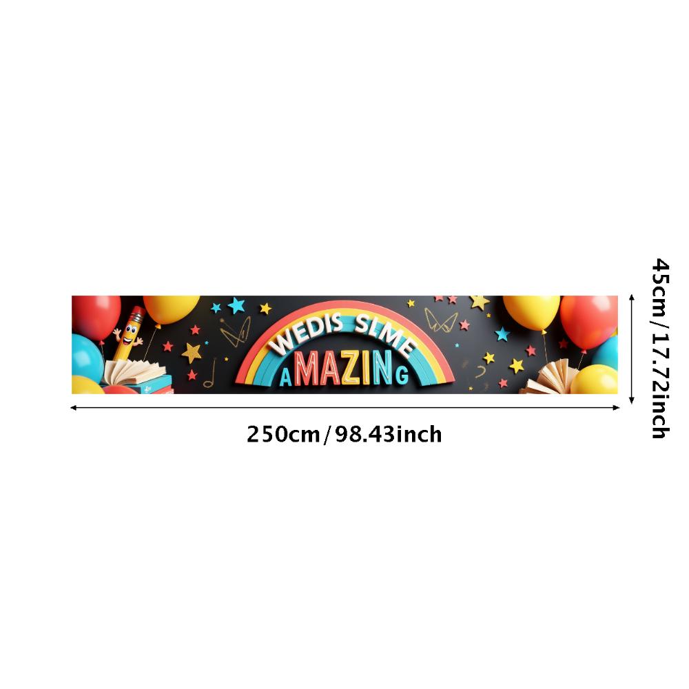 Themed Slime Backdrop Photography Backdrop Rainbow Banner For Slime Product Launches Slime Fan Gatherings Kids Parties